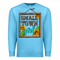 Ocean Blue small town girl olivia Premium Sweatshirt - OliviaCreatesArt