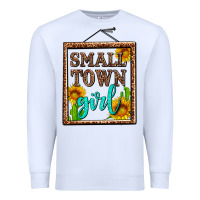 White small town girl olivia Premium Sweatshirt - OliviaCreatesArt