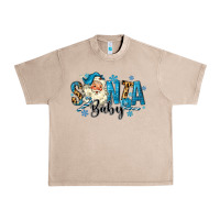 French Oak Santa Baby Christmas Urban Heavy Tee - MaliasSmallBusiness
