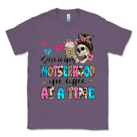 Lavender surviving motherhood one coffee at a time Classic Tee - MaliasSmallBusiness