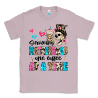 Lilac surviving motherhood one coffee at a time Classic Tee - MaliasSmallBusiness