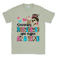 Matcha surviving motherhood one coffee at a time Classic Tee - MaliasSmallBusiness