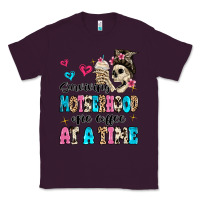 Plum surviving motherhood one coffee at a time Classic Tee - MaliasSmallBusiness