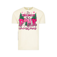 Vintage Arctic i'm dreaming of a pink christmas flamingo Vintage Tee - MaliasSmallBusiness