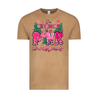 Vintage Camel i'm dreaming of a pink christmas flamingo Vintage Tee - MaliasSmallBusiness