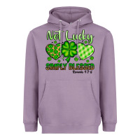 Lavender St. Patrick's Not lucky simply blessed Heavyweight Hoodie - OliviaCreatesArt