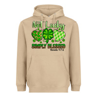 Mushroom St. Patrick's Not lucky simply blessed Heavyweight Hoodie - OliviaCreatesArt