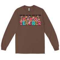 Chestnut teach them love them watch them grow teacher Long Sleeve Tee - Artiststas