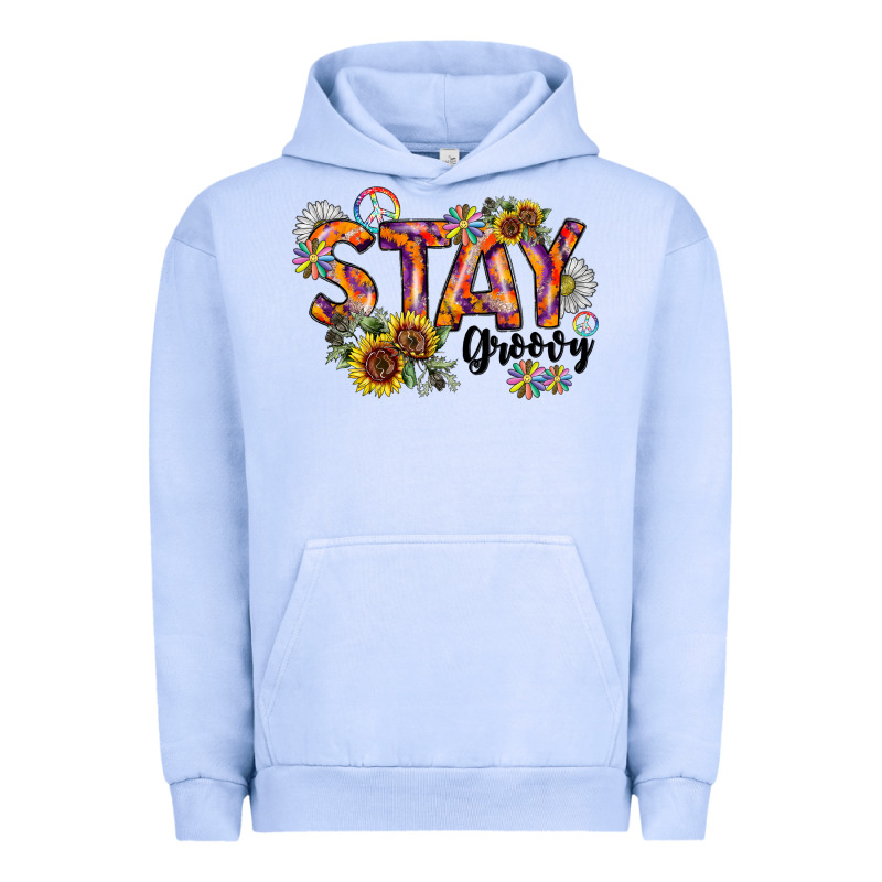Stay Groovy Urban Hoodie by CowhideDigitalArt | Teevron