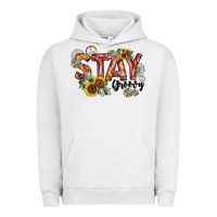Pigment Lunar Rock Stay Groovy Urban Hoodie - CowhideDigitalArt