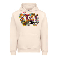 Sandshell Stay Groovy Urban Hoodie - CowhideDigitalArt