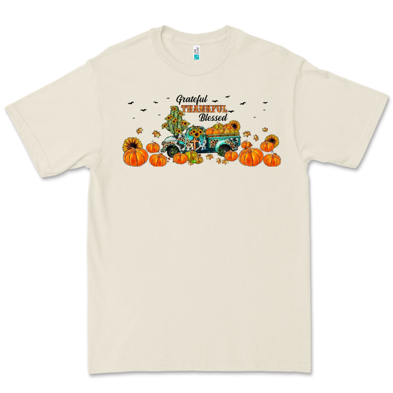Grateful Thankful Blessed Premium Tee by JahusDesignShop | Teevron