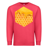 Cardinal honeycomb fa element Premium Sweatshirt - FaDigitalArtStudio