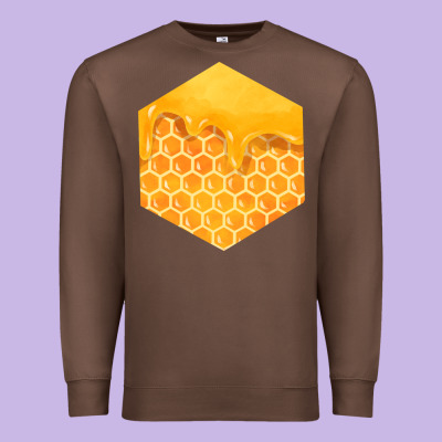 Honeycomb Fa Element Premium Sweatshirt Designed By Fadigitalartstudio