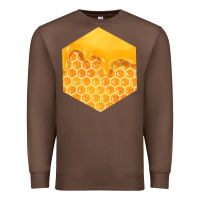 Chestnut honeycomb fa element Premium Sweatshirt - FaDigitalArtStudio