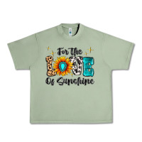 Oil Green For The Love Of Sunshine Urban Heavy Tee - MaliasSmallBusiness