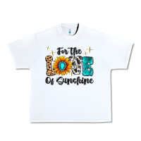 White For The Love Of Sunshine Urban Heavy Tee - MaliasSmallBusiness