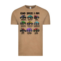 Vintage Coffee god says i am Vintage Tee - MaliasSmallBusiness