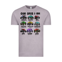 Vintage Zinc god says i am Vintage Tee - MaliasSmallBusiness
