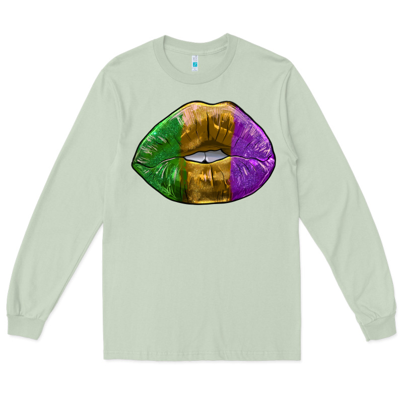 Mardi Gras Kiss Long Sleeve Tee by RanaPortraitStore | Teevron