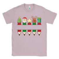Lilac add your personalization christmas pencils Classic Tee - MaliasSmallBusiness