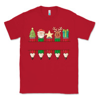 Red add your personalization christmas pencils Classic Tee - MaliasSmallBusiness
