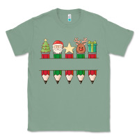 Sage add your personalization christmas pencils Classic Tee - MaliasSmallBusiness