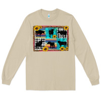 Mushroom cow sunflower leopard Long Sleeve Tee - Artiststas