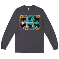 Smoke cow sunflower leopard Long Sleeve Tee - Artiststas