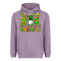 Lavender St. Patrick's Day shamrockin' with my gnomies Heavyweight Hoodie - OliviaCreatesArt