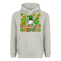 Moon Dust St. Patrick's Day shamrockin' with my gnomies Heavyweight Hoodie - OliviaCreatesArt