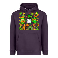 Plum St. Patrick's Day shamrockin' with my gnomies Heavyweight Hoodie - OliviaCreatesArt