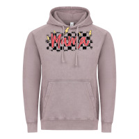 Vintage Zinc checkered mama Vintage Hoodie - MaliasSmallBusiness