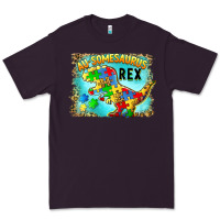 Plum au somesaurus rex Premium Tee - BarkalooDesign