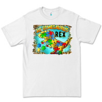 White au somesaurus rex Premium Tee - BarkalooDesign