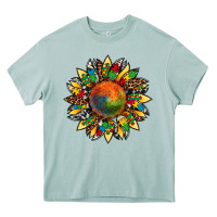 Arona autism awareness cowhide leopard sunflower Heavy Core Tee - Artiststas