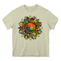 Mossy autism awareness cowhide leopard sunflower Heavy Core Tee - Artiststas