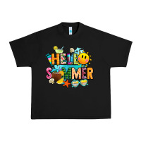 Black hello summer Urban Heavy Tee - JahusDesignShop