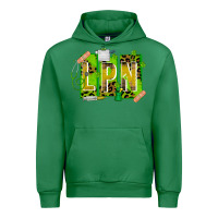 Emerald St. Patricks Day Lpn Urban Hoodie - CowhideDigitalArt