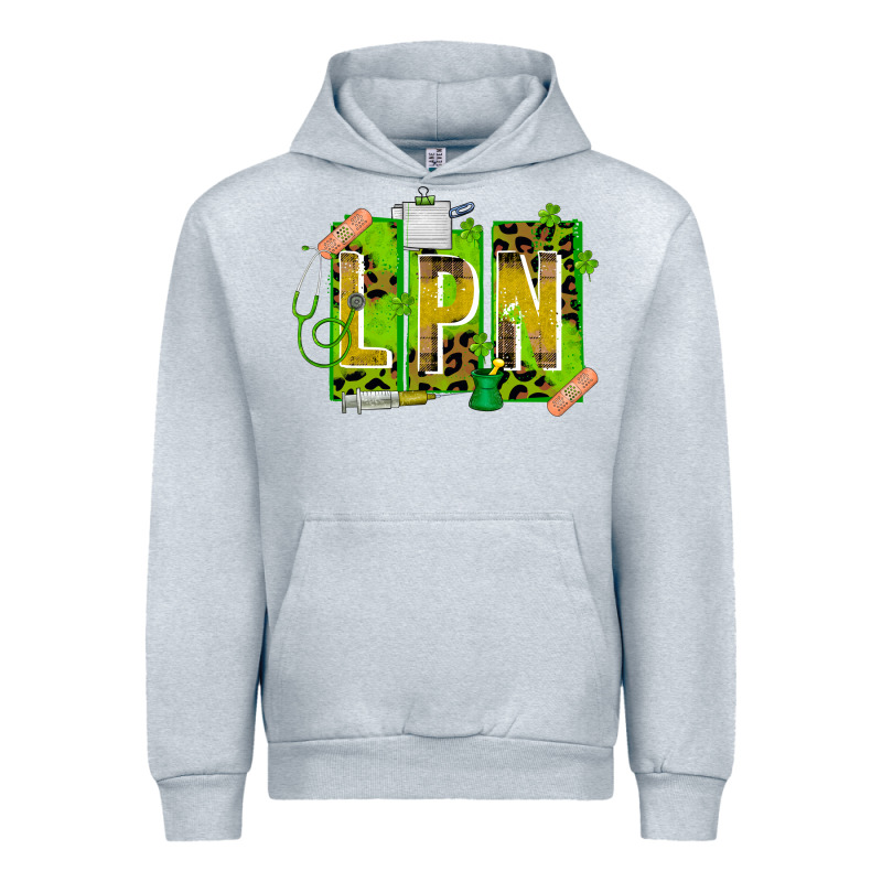 St. Patricks Day Lpn Urban Hoodie by CowhideDigitalArt | Teevron