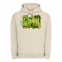 Pigment French Oak St. Patricks Day Lpn Urban Hoodie - CowhideDigitalArt