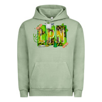 Pigment Oil Green St. Patricks Day Lpn Urban Hoodie - CowhideDigitalArt