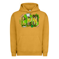 Pigment Peanut Butter St. Patricks Day Lpn Urban Hoodie - CowhideDigitalArt