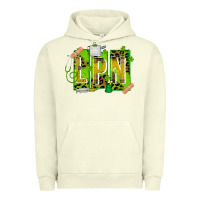 Pigment Pistachio St. Patricks Day Lpn Urban Hoodie - CowhideDigitalArt