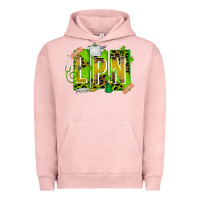 Pigment Salmon St. Patricks Day Lpn Urban Hoodie - CowhideDigitalArt