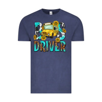 Vintage Denim bus driver Vintage Tee - NancyCooperArtShop