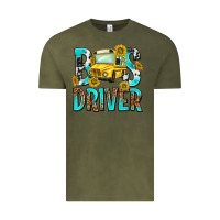 Vintage Olive bus driver Vintage Tee - NancyCooperArtShop