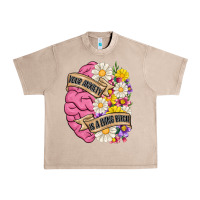French Oak your anxiety is a lying bitch Urban Heavy Tee - MaliasSmallBusiness