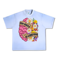 Grape Ice your anxiety is a lying bitch Urban Heavy Tee - MaliasSmallBusiness