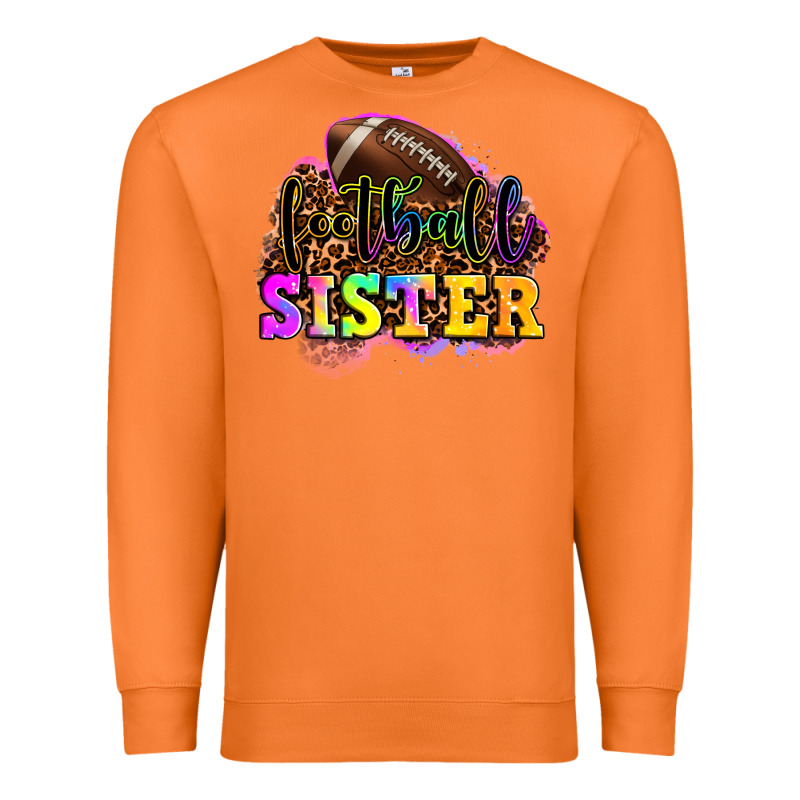 Football Sister Premium Sweatshirt by OliviaCreatesArt | Teevron